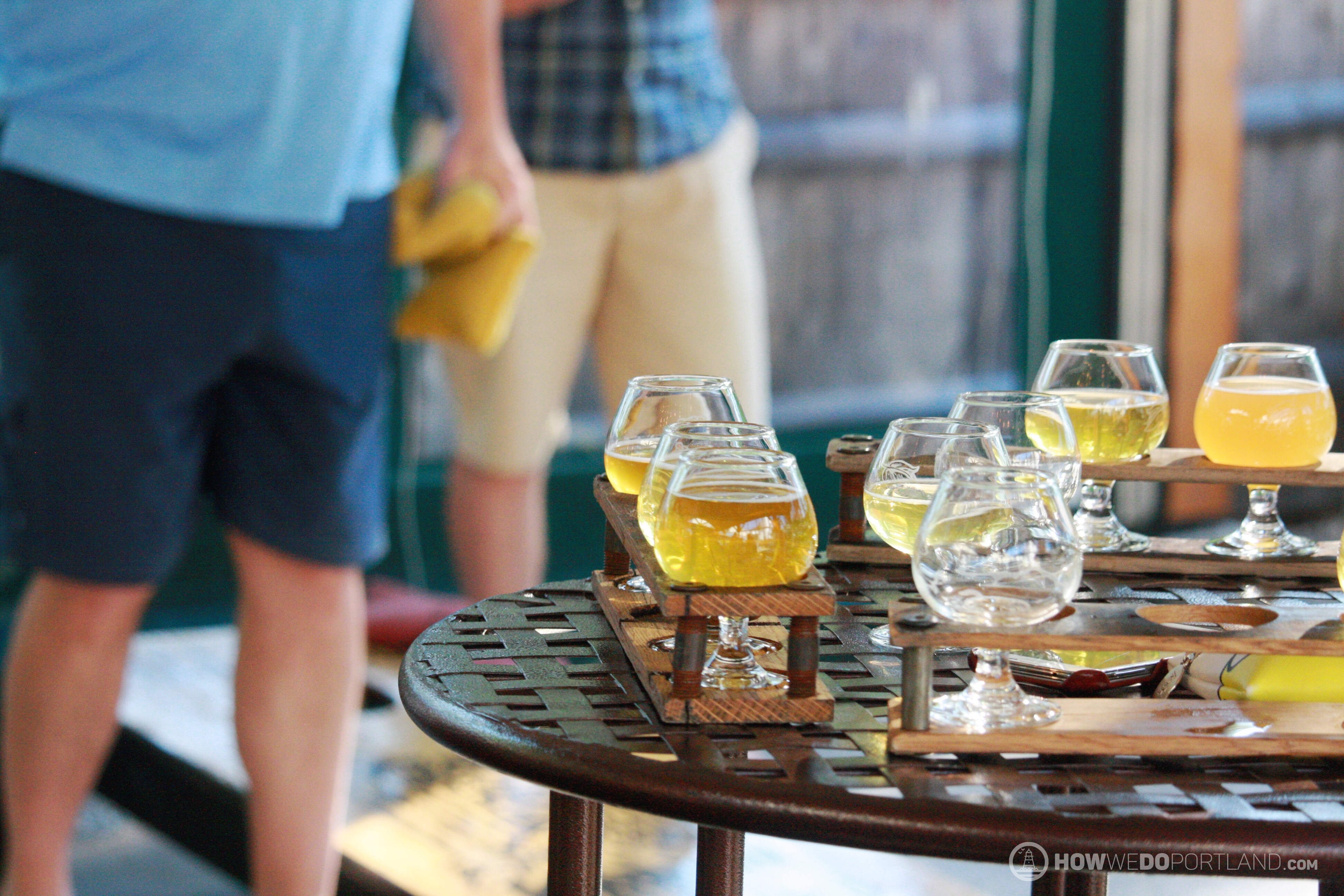 Cornhole at Allagash Brewing-Portland Maine