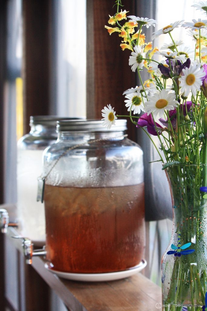 Cold Ice Tea & Water - The Well at Jordan's Farm