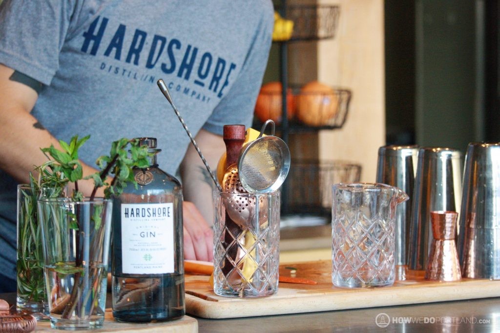 Mixing Libations at Hardshore Distilling