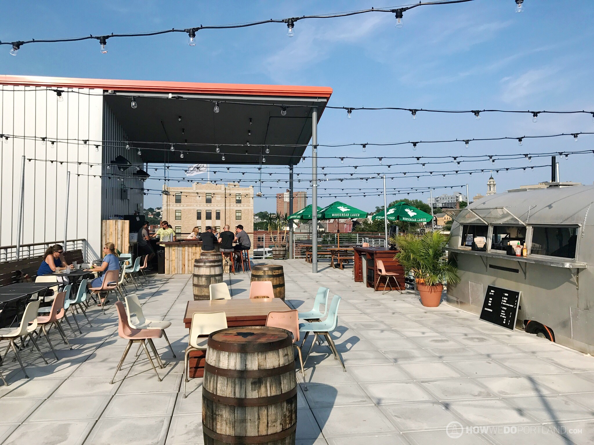 Rooftop Deck at Bayside Bowl