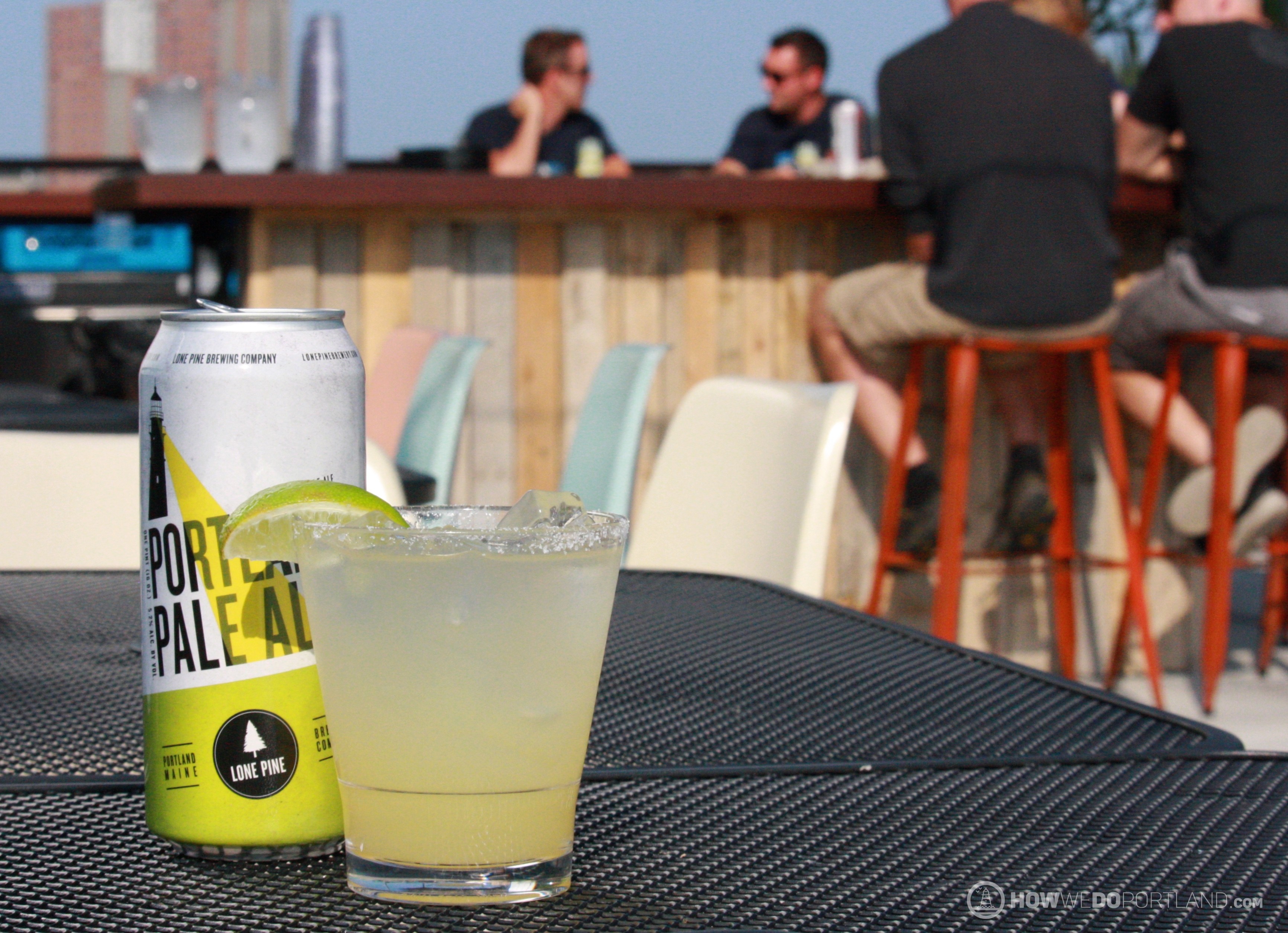 Rooftop Portland Pale & Margarita