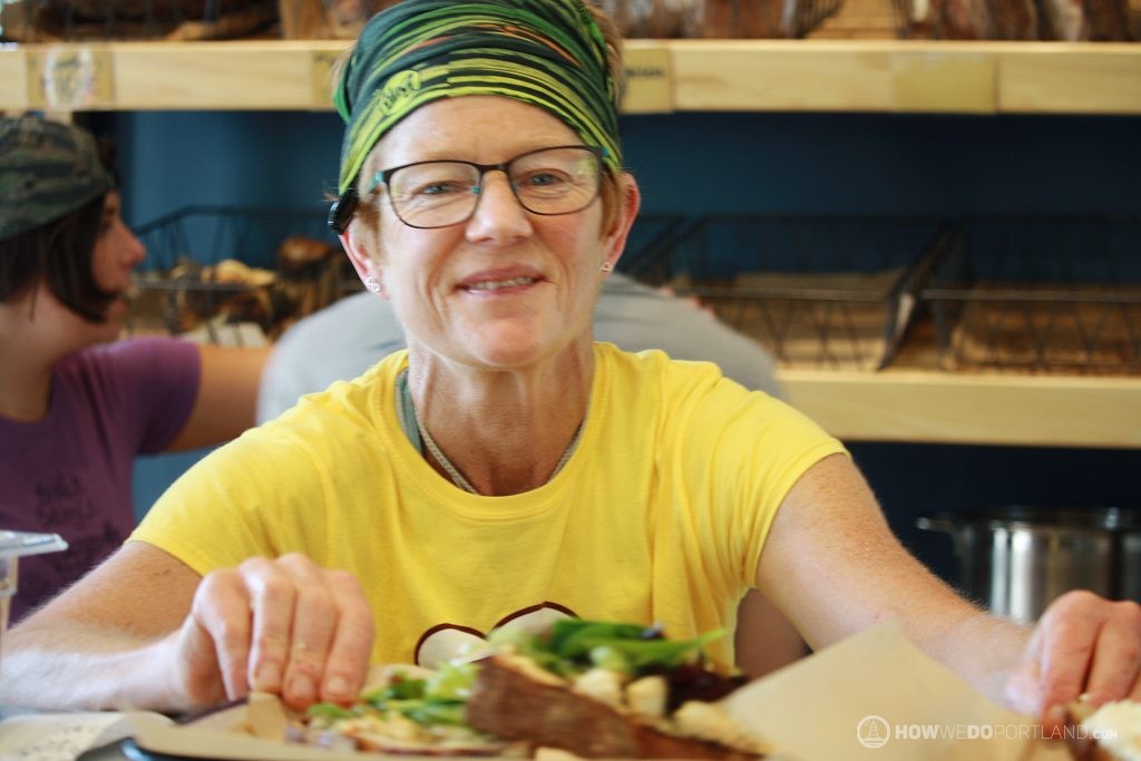 Allison Reid Serving Up Delicious Toast